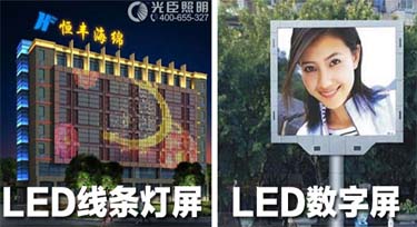 论户外LED线条灯屏幕和数字屏幕的投资收益